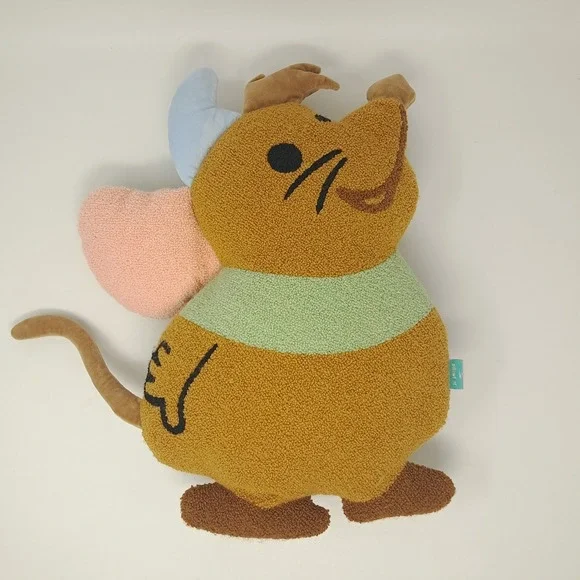 Disney Princess Cinderella Sidekick Gus Gus Mouse Pillow Plush 16
