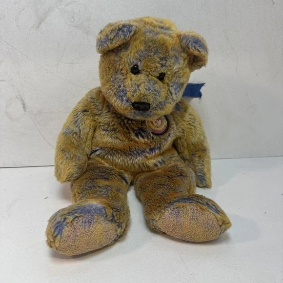 Rare TY Vintage Plush Bear - Colorful Collector's Item