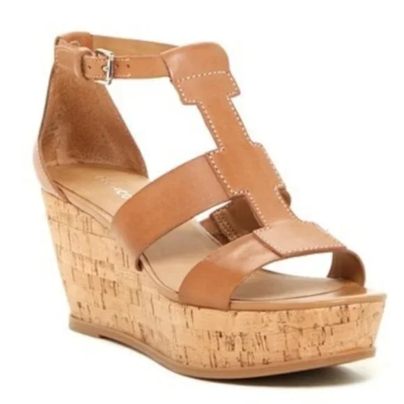 FRANCO SARTO Falco Platform Cork Wedge Sandal 11