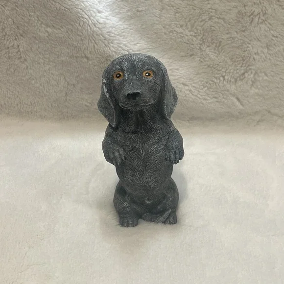 Latex Dachshund Dog Statue Mold‎ Lightweight for Decoration Desktop Ornament