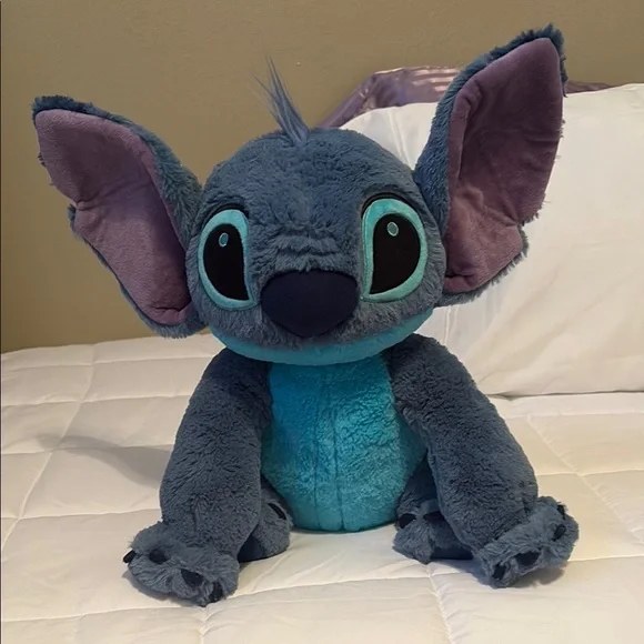 NWOT Stitch Blue and Purple Plush Toy from‎ the Disney Store 12”tall