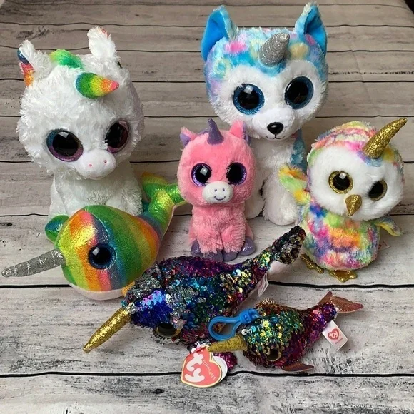 Unicorn Beanie Boo Lot
