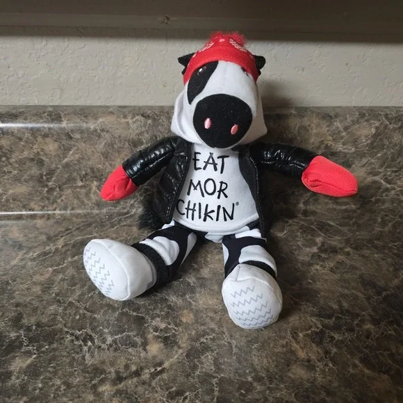 Chik-Fil-A Cow Plush Holiday Beanie And Mittens Eat Mor Chikin Hoodie 2025