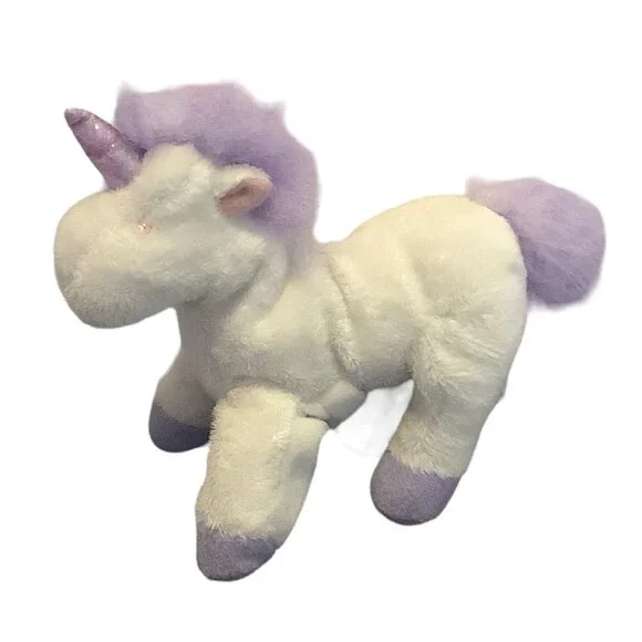 Vtg Mary Meyer Tippy Toes Unicorn Finger Puppet 6.5”x5.5