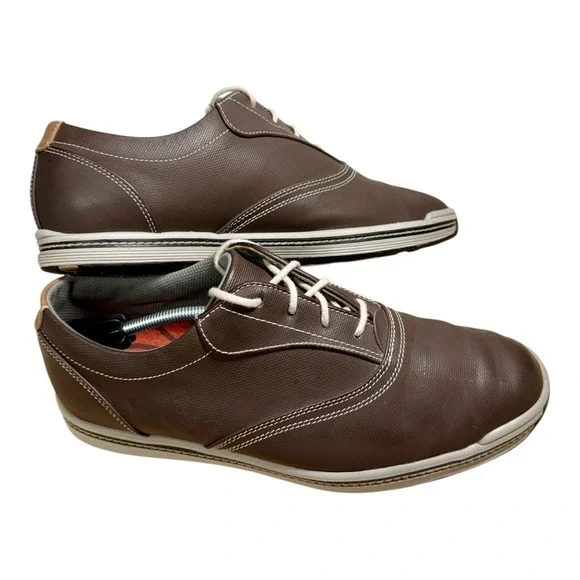 Footjoy Men's Contour Series Spikeless Casual Golf Shoes Brown‎ 9.5