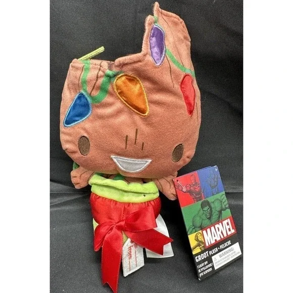 Disney Guardians of the Galaxy Groot Christmas Light-Up Holiday Plush New w Tag