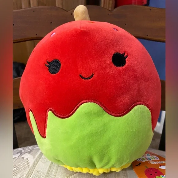 Flip A Mallows Squishmallows Keir‎ Green Apple & Carah Candy Corn NWT Halloween