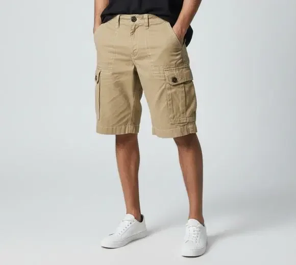 TRUE RELIGION Men's Cargo Shorts Size 32 In Beige