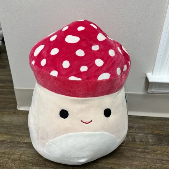 Kellytoy Squishmallows Malcolm Mushroom Plush‎ Toy 16 inch NWT