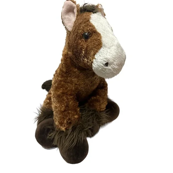 Build A Bear Brown Clydesdale Horse Plush