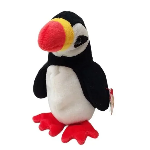Ty Beanie Babies Puffer Penguin Plush Stuffed Toy