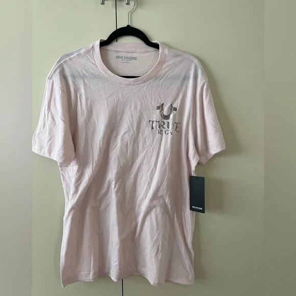 True Religion Foil Logo Tee, Size Medium
