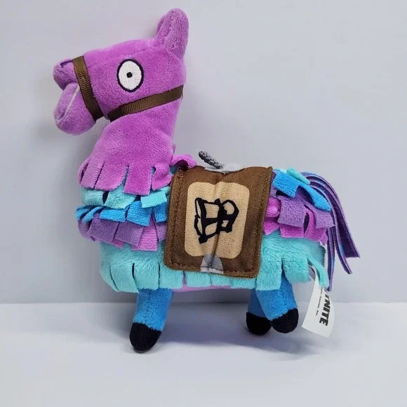 Russ Fortnite Loot Llama Plush Small Stuffed Toy Purple Blue Jazwares 2018 Cute