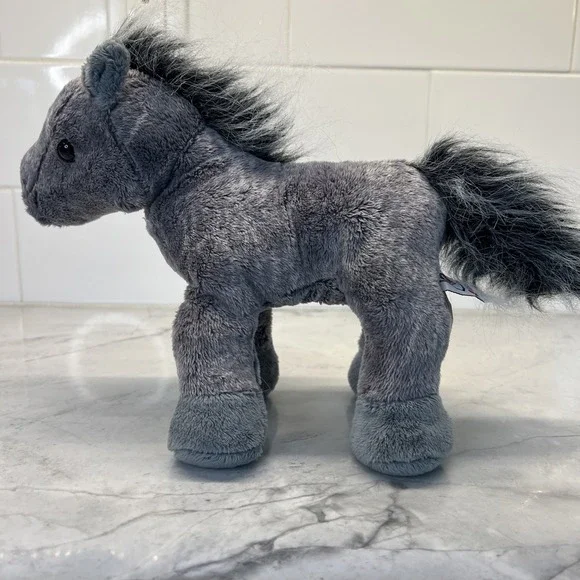 ARABIAN HORSE Ganz Gray Webkinz Stuffed Animal 9