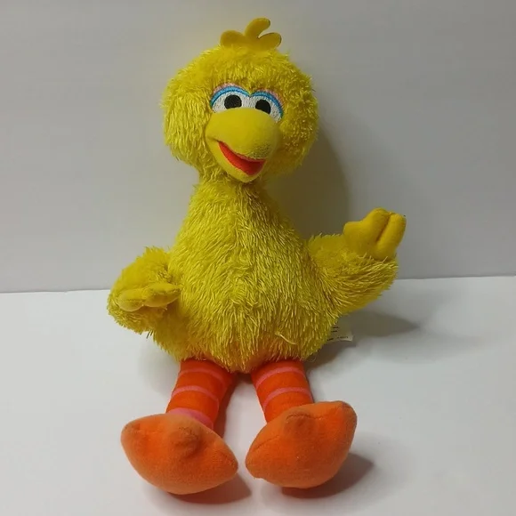 10” Sesame Street Big Bird Yellow‎ Plush Toy 2013 Hasbro