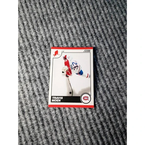 2010 Score Montreal Canadiens Travis Moen Hockey Card #266