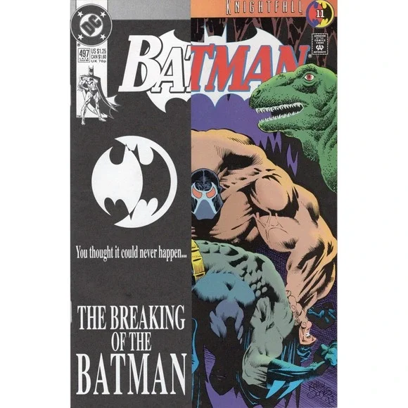 BATMAN (Vol 1, 1993) #497 Direct Bane Breaks Batman's Back! NM Knightfall 11