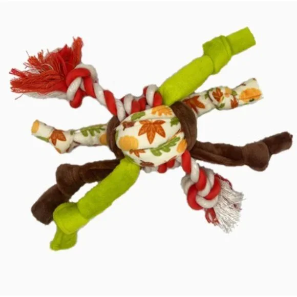 PUPBOX Twisted Twine Fall/Thanksgiving XS/S Dog Toy‎ (BRAND NEW & VERY CUTE!)