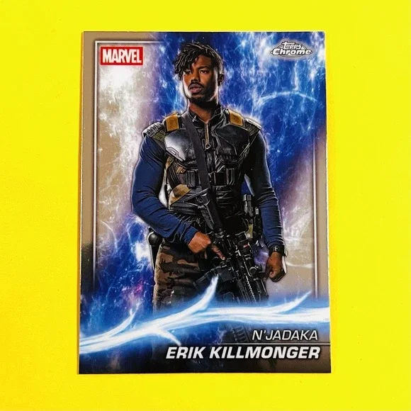 2025 Topps Chrome Marvel Studios N'Jadaka Erik‎ Killmonger #85
