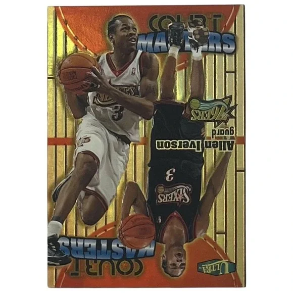 1997 Ultra Court Masters #2CM Allen Iverson Philadelphia 76ers