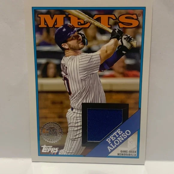 2023 Topps Series 1 Pete Alonso 1988 Swatch Jersey Relic 88R-PA (MISC9)