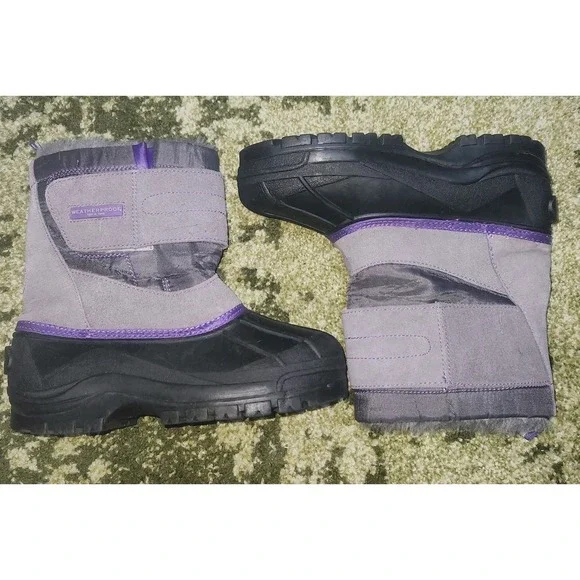 Weather Proof‎ Since 1948 Duck Snow Boots Size 7 M Gray Purple
