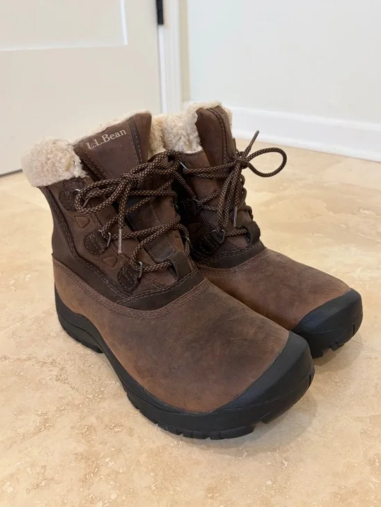 L.L Bean Primaloft Tek 2.5 Insulated Winter Boots New Size 9