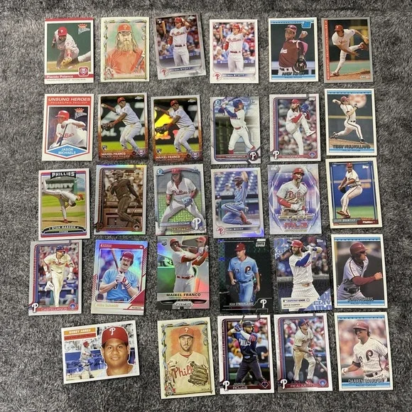 Philadelphia‎ Phillies Baseball 29 Card Lot - Rookies, Stars, Inserts, Parallels