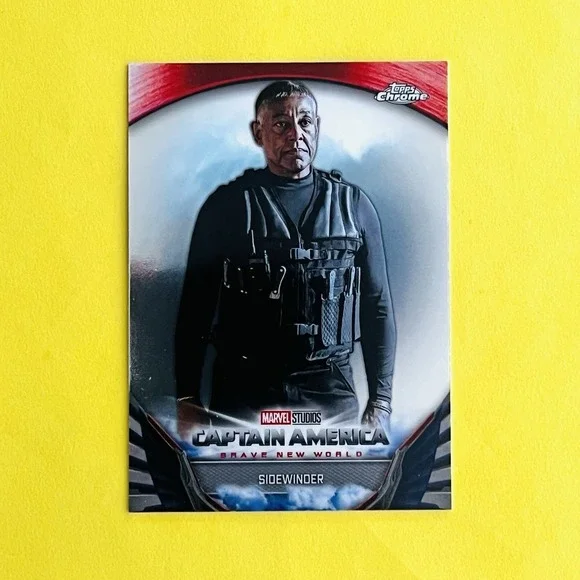 2025 Topps Chrome Marvel Sidewinder BNW-8 Captain America Brave New‎ World