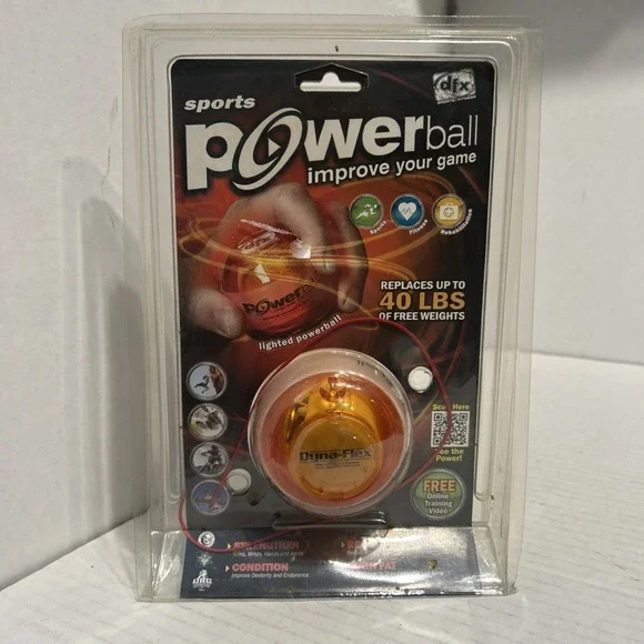 DynaFlex Powerball Lighted Blue Gyro‎ Exerciser Strength Sport Trainer Rehab C1