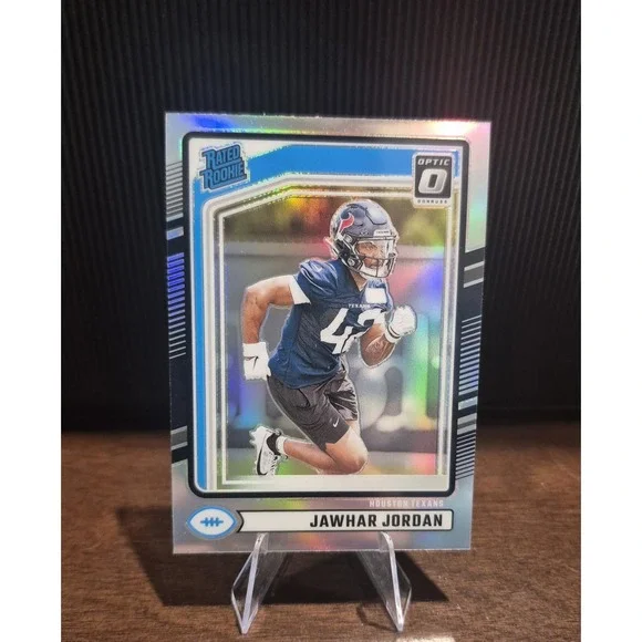 2024 Donruss Optic Jawhar Jordan Rated Rookie Holo Prizm Preview #390  Texans RC