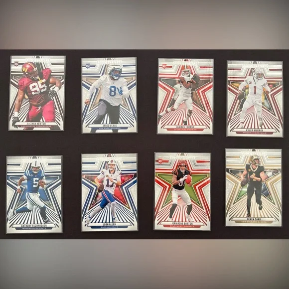 2024 Panini‎ Rookie & Stars Football Card Lot – 8 Cards – Mint