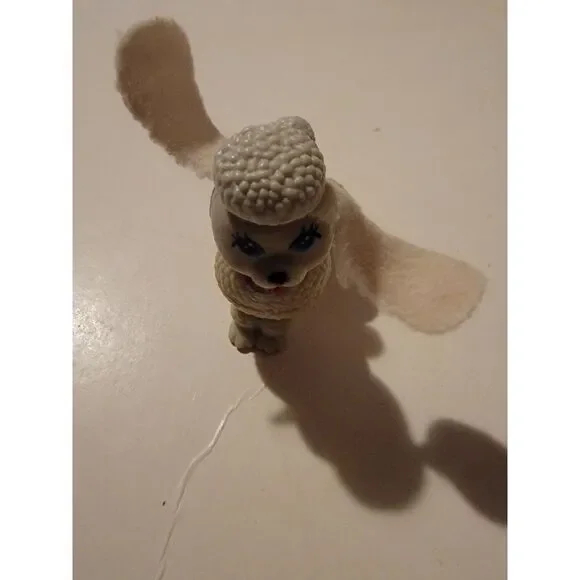 Vintage Kenner LPS Splash Happy Puppies POODLE 1993 Littlest Pet Shop RARE GRAY