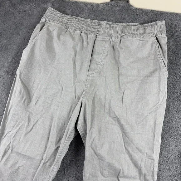 Carbon2Cobalt Pants Mens XL Gray Stretch Chino Elastic Waist Travel‎ Lightweight