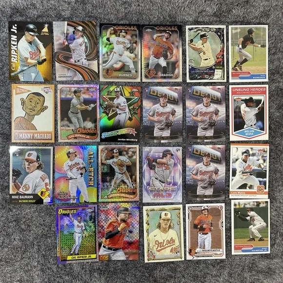 Baltimore Orioles Baseball 23 Card Lot