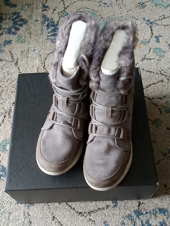 Sorel Women's Faux-Fur Suede Winter Boots-NEW