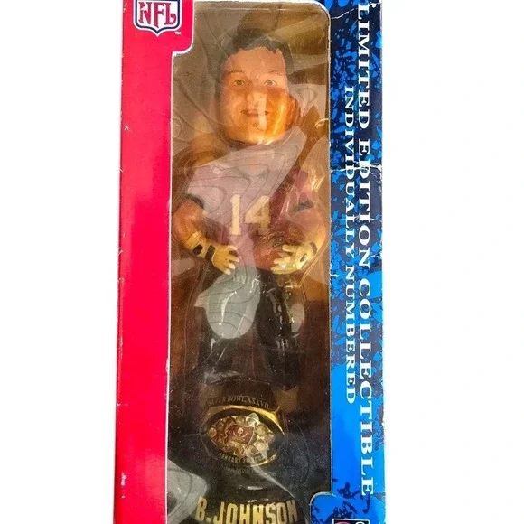 NEW Tampa Bay Buccaneers Brad Johnson Super Bowl 37 XXXVII Bobblehead NIB NFL