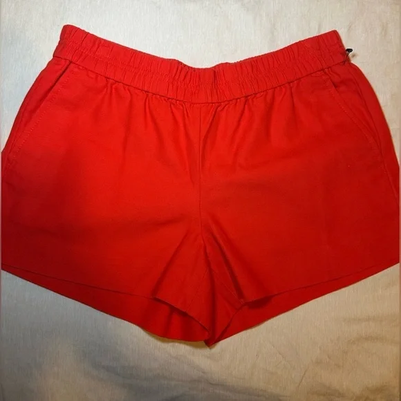 J. Crew Bold Red Shorts