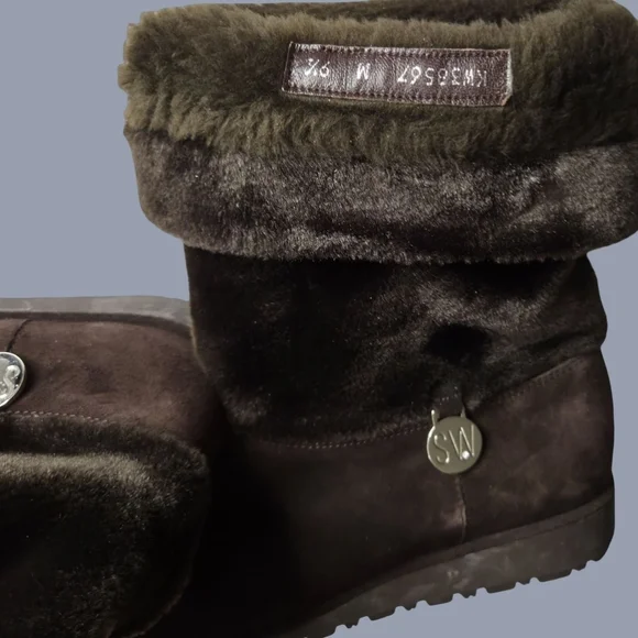 Stuart Weitzman‎ Womens Winter Boots 9.5 Brown