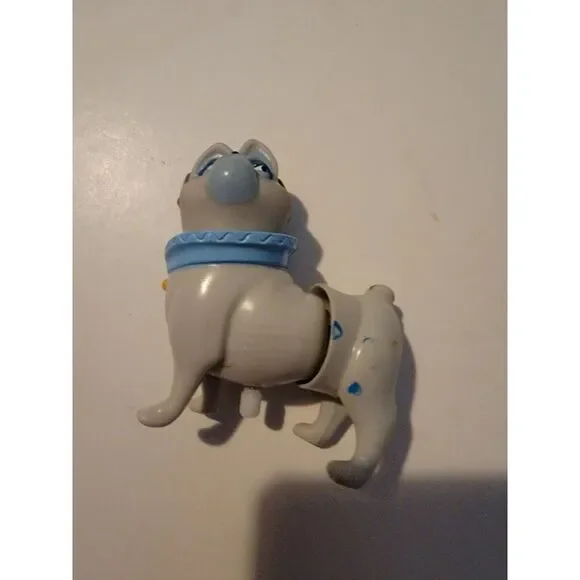 Pocahontas Percy Dog Wind Up Toy Figure Burger King Meal toy Bulldog Vtg 90s