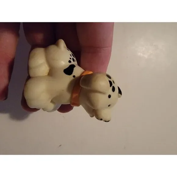 Vintage Dalmatian Dog Mini Figure Toy 1997 90s