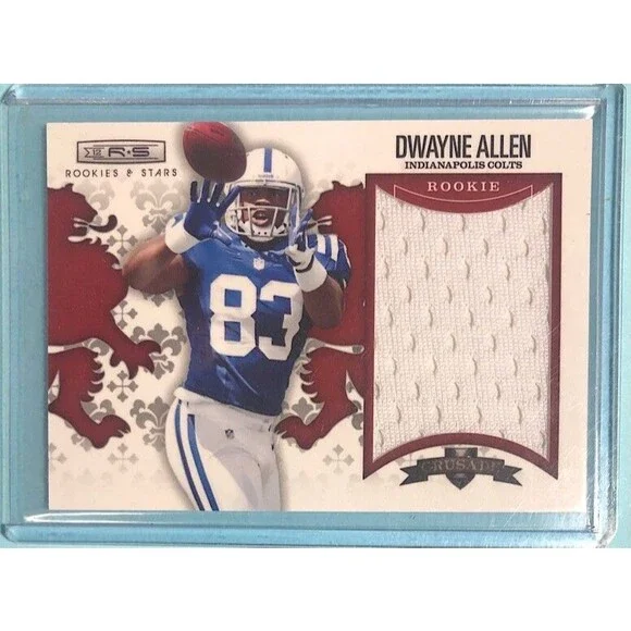 2012 ROOKIE & STARS  Rookie Crusade ,Material patch COLTS -DWAYNE ALLEN #079/199