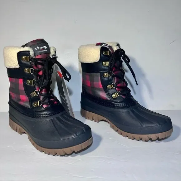 Cougar Carlisse Waterproof Lace-Up Winter Boots