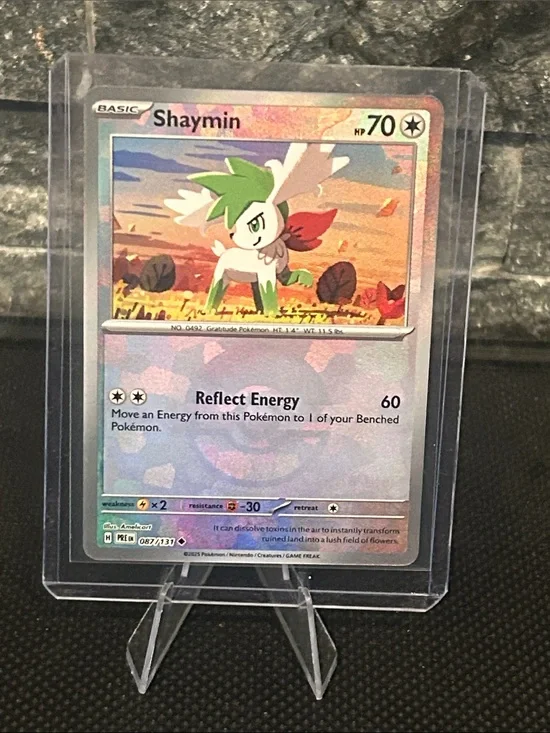 Pokemon‎ Shaymin Pokeball Holo 087/131 from Prismatic Evolution Set M/NM