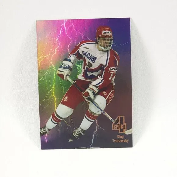 1994 Classic 4 Sport‎ High Voltage #HV8 Oleg Tverdovsky Anaheim Ducks 41 of 2995