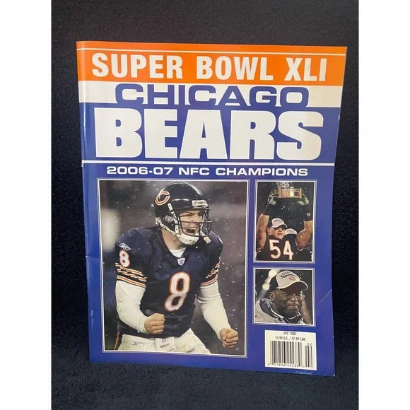 2006-07 Chicago bears NFC Champions Super Bowl XLI Magazine