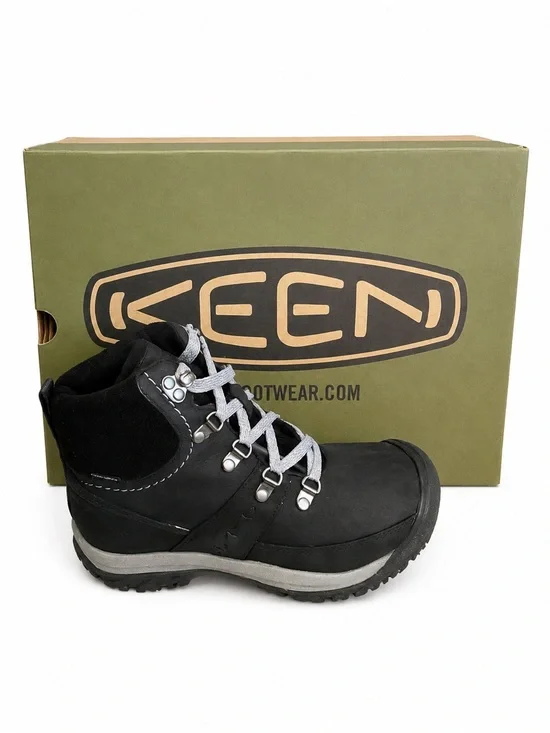 Keen Black Kaci lll waterproof and Gray Lace-Up Hiking Boot NIB