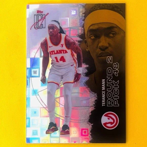 2025-26 Topps Signature Class Terance Mann Round 2 Pick 48 SP Refractor #49