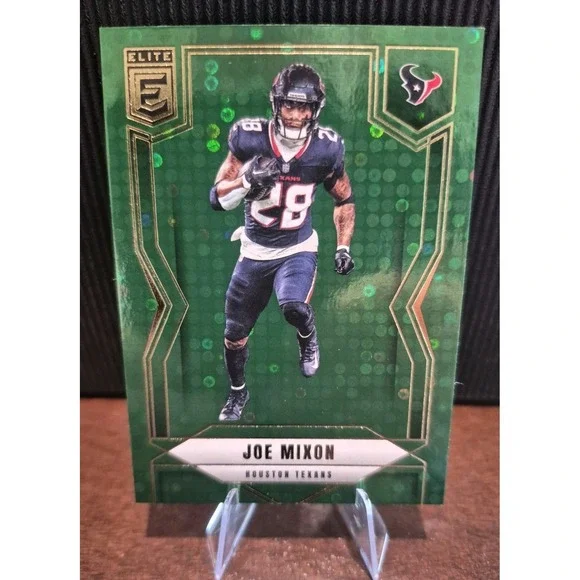 2025 Donruss Elite Football Joe Mixon #67 Green Disco Houston Texans