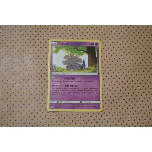 Espurr 79/214 Pokemon Card (2019)